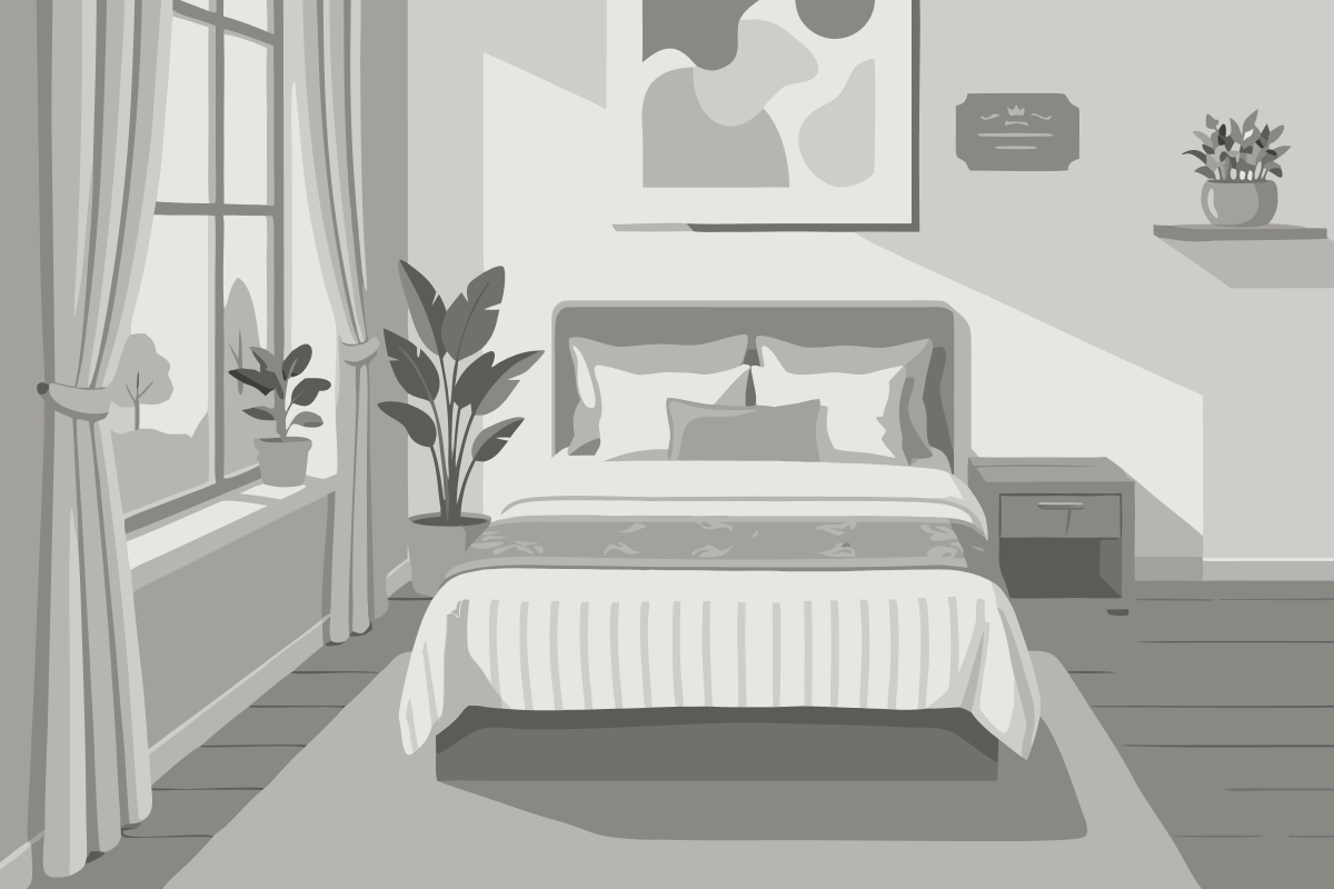 Cama de Solteiro em Dormitório Feminino com 2 Camas